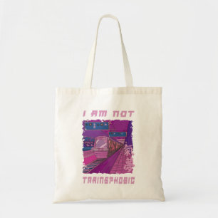 TOTE BAG JE NE SUIS PAS TRAINSPHOBIQUE