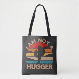Tote Bag Je Ne Suis Pas Un Gros Drôle Vintage Cactus 