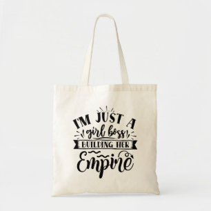 Tote Bag Je Ne Suis Qu'Une Patronne Qui Bâtit Son Empire