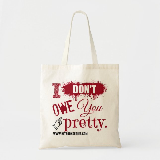 Tote Bag Je ne vous dois pas joli FOURRE-TOUT (Devant)
