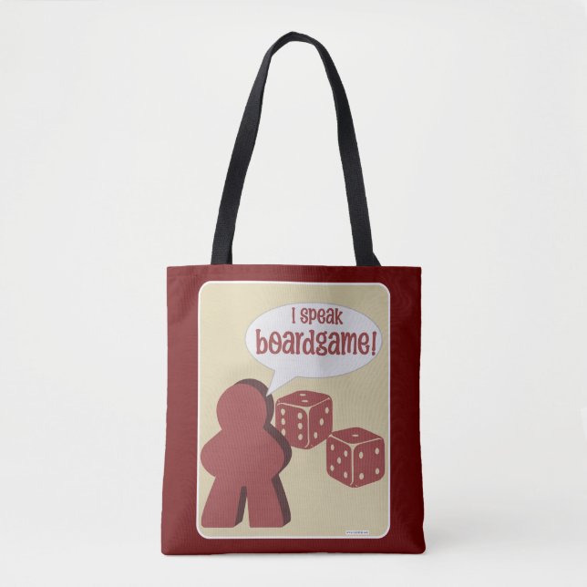 Tote Bag Je Parle Jeu Jeu Plaisant Gamer Motto (Devant)