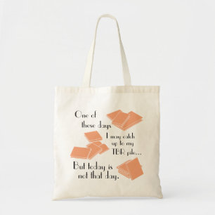 Tote Bag Je peux rattraper ma pile TBR