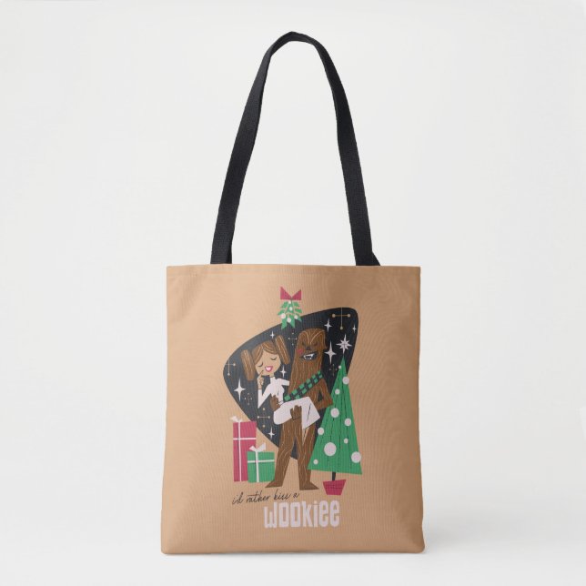 Tote Bag Je préfère Embrasser un Wookieee (Devant)