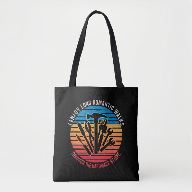 Tote Bag Je Profite De Longues Promenades Romantiques À Tra (Devant)