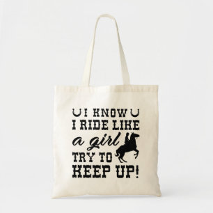Tote Bag Je Sais Que Je Marche Comme Une Fille Essaie De Co