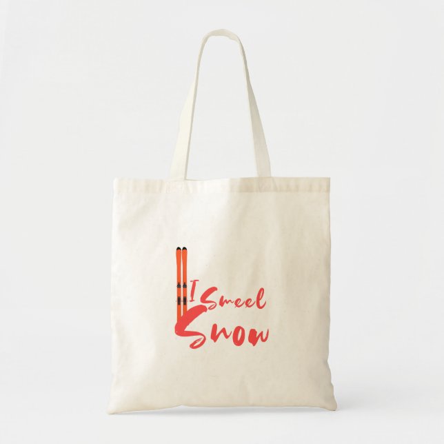 Tote Bag Je Sens La Neige (Devant)