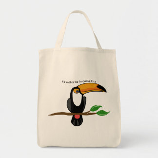 Tote Bag Je serais plutôt en le Costa Rica, toucan