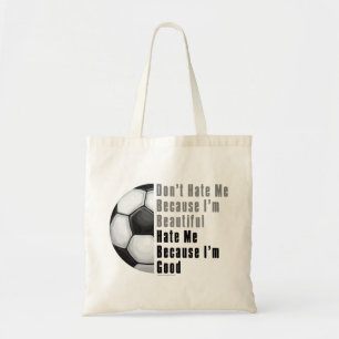 Tote Bag Je Suis Beau Je Suis Bon Soccer Ball