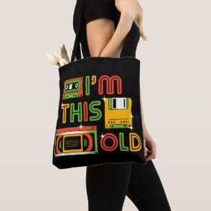 Tote Bag Je suis cette vieille technologie de reto