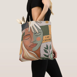 Tote Bag JE SUIS CRÉÉ - Main de Grâce