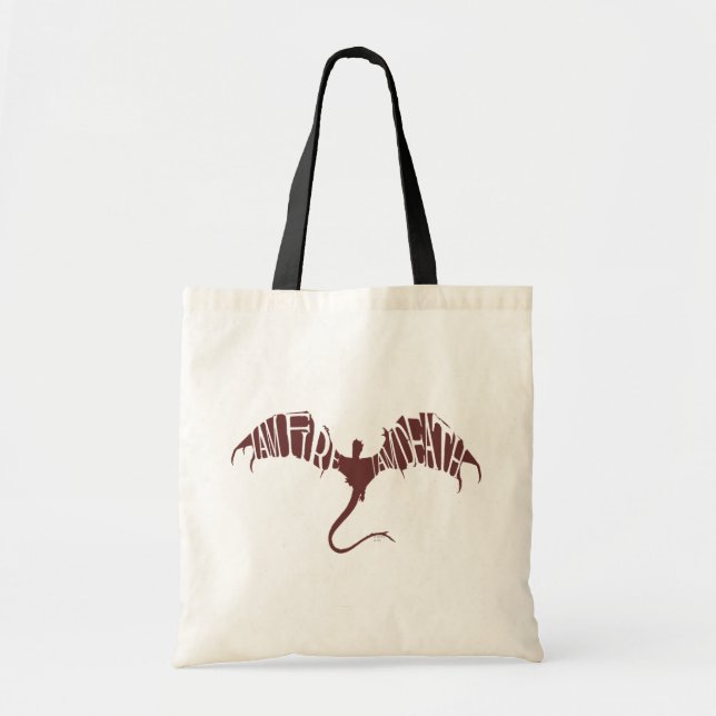 Tote Bag Je Suis Feu Je Suis Mort - Graphique (Devant)