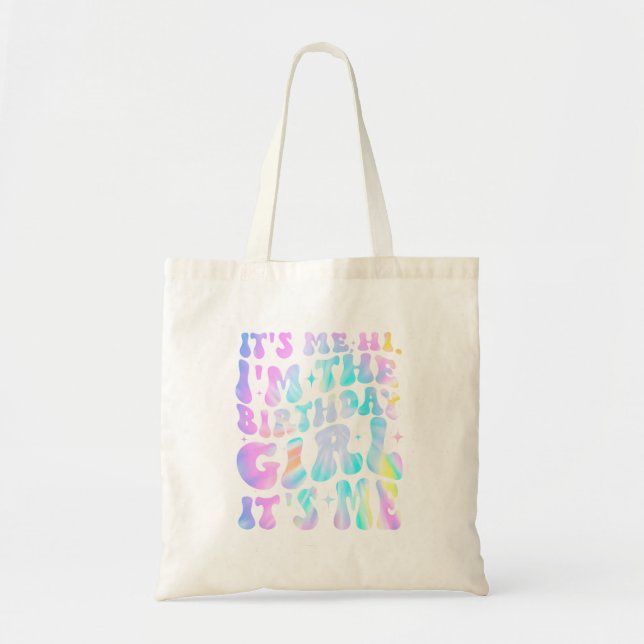 Tote Bag Je Suis Fille Anniversaire C'Est Moi Super (Devant)