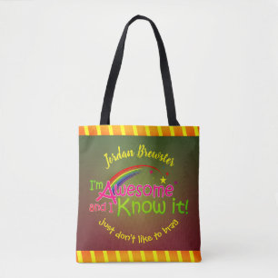 Tote Bag Je suis génial et je le sais
