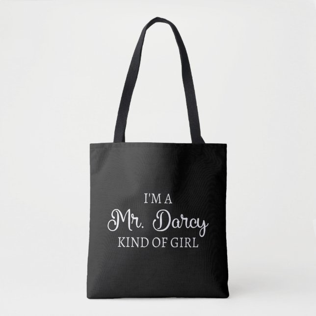 Tote Bag Je suis M. Darcy, genre de fille (Devant)