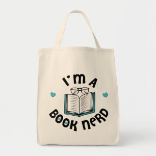 Tote Bag Je suis Nerd de livre