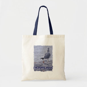 Tote Bag Je suis outta ici !