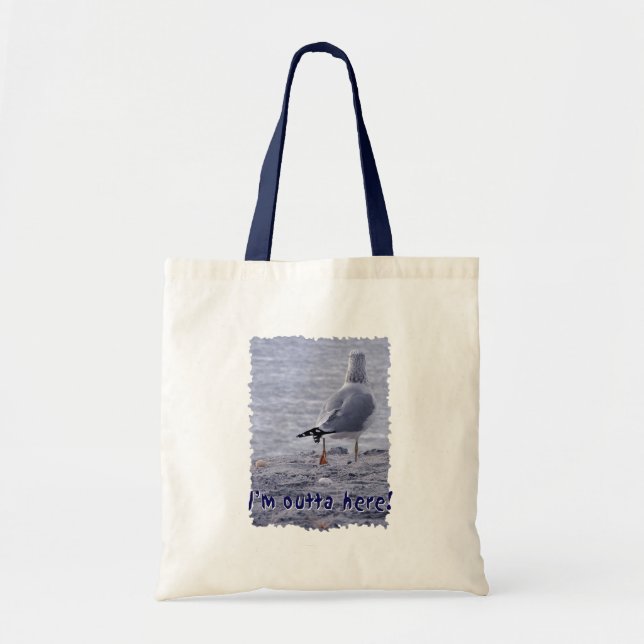Tote Bag Je suis outta ici ! (Devant)