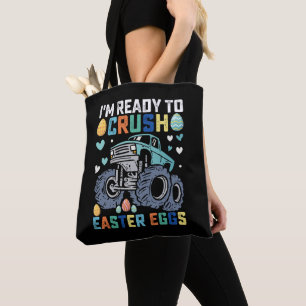 Tote Bag Je suis prêt à écraser les oeufs de Pâques Monster