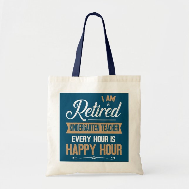 Tote Bag Je Suis Professeur À La Maternelle Retraitée Toute (Devant)