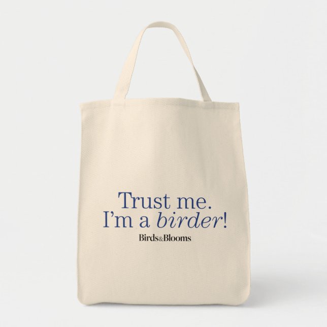 Tote Bag Je suis un Birder (Devant)