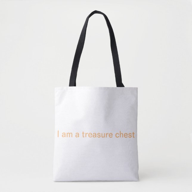 Tote Bag Je suis un coffre au trésor (Devant)