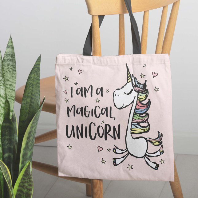Tote Bag Je Suis Un Unicorne (Every dreamer needs their own mythical unicorn tote bag! )