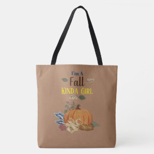 Tote Bag Je suis une fille d'automne