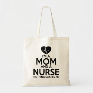Tote Bag Je suis une maman et une infirmière rien ne me fai