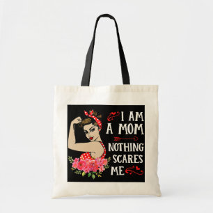 Tote Bag Je Suis Une Maman Rosie Riveter Forte Femme Mama