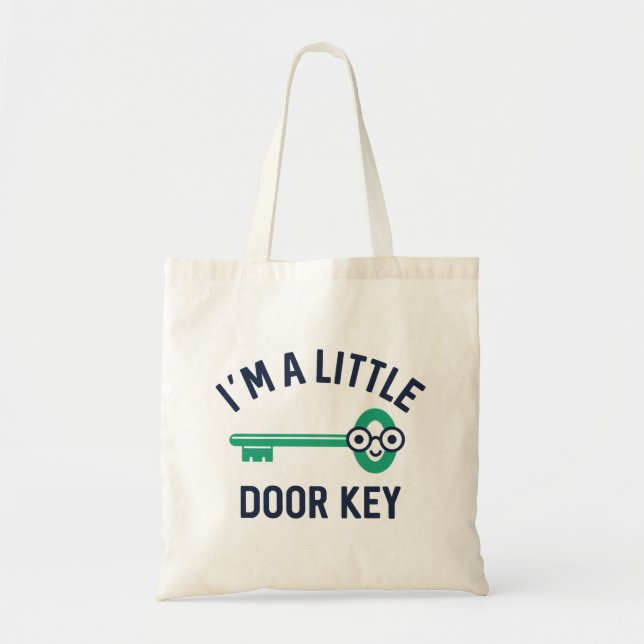 Tote Bag Je suis une petite clé de porte (Devant)