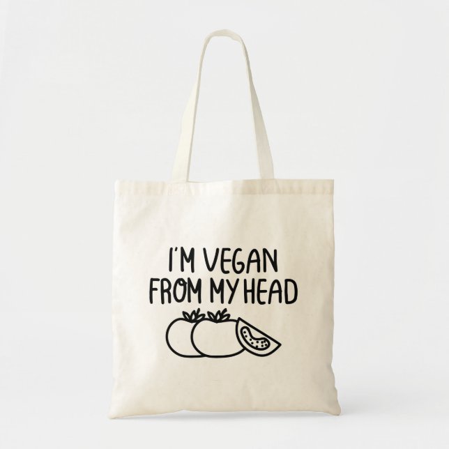 Tote Bag Je suis Vegan (Devant)