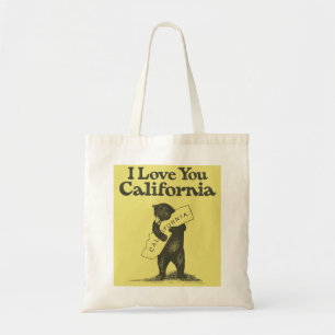 Tote Bag Je t'aime la Californie
