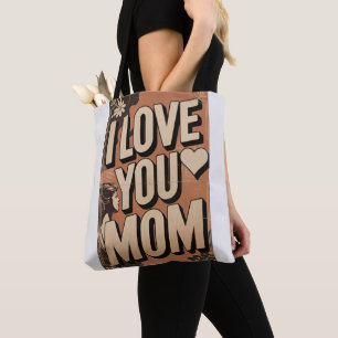 Tote Bag je t'aime maman 