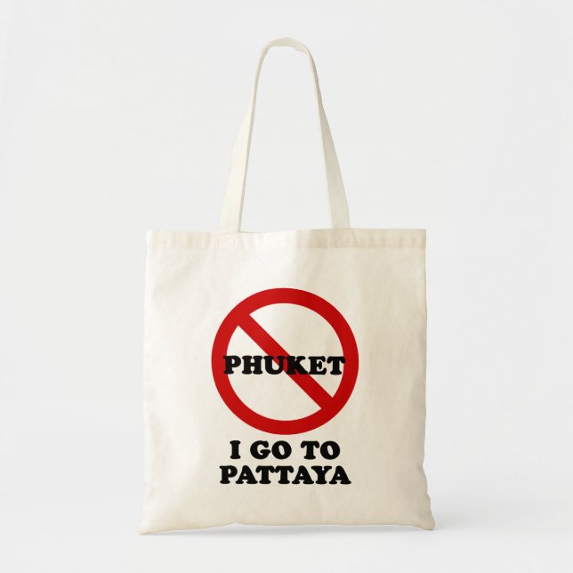 TOTE BAG JE VAIS À PATTAYA (Devant)