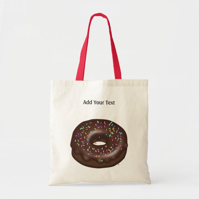 Tote Bag Je vais apporter les beignets ! (Devant)
