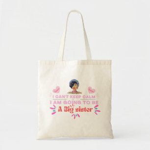 Tote Bag Je vais être une grande soeur, design par Roka000
