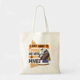 Tote Bag Je Veux Juste Casser Et Regarder Des Films D'Horre
