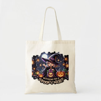 Tote Bag Je vous souhaite une éffrayante nuit Halloween