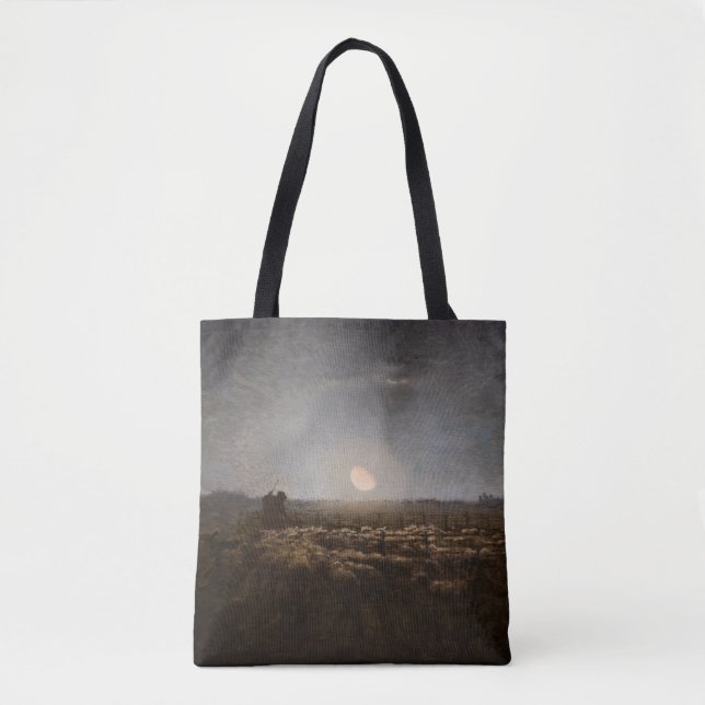 Tote Bag Jean-Francois Millet - Plié, Lune 1872 (Devant)