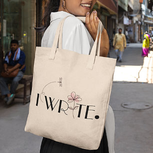 Tote Bag J'ÉCRIS Élégant
