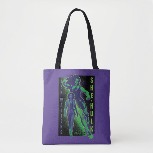Tote Bag Jennifer Walters She-Hulk Dual Pose Graphique (Devant)