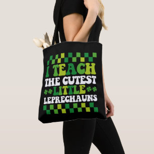 Tote Bag J'Enseigne À L'Enseignant Le Petit Leprechauns Le 