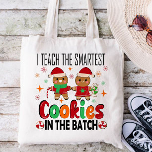 Tote Bag J'enseigne les cookies les plus intelligents.Noël