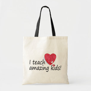 Tote Bag J'enseigne les enfants extraordinaires