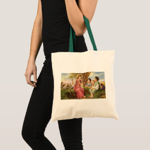 Tote Bag Jésus-Christ enseignant aux enfants, religion vint