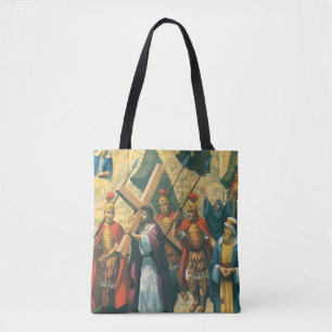 Tote Bag Jésus-Christ portant la Croix jusqu'à sa Crucifixi