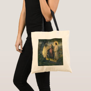 Tote Bag Jésus-Christ ressuscité par le tombeau par ML Gree