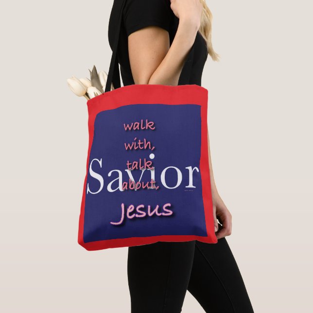 Tote Bag Jésus Est Sauveur (De près)