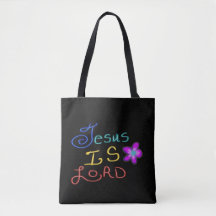 Jésus est SEIGNEUR avec nom personnalisé Fleur Ros