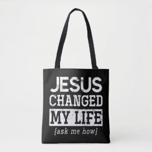 Tote Bag Jésus Seigneur Christian Don Dieu Sauveur Jésus Pu